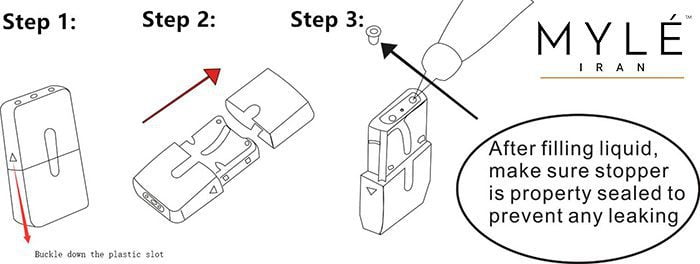 کارتریج مایلی MYLE PODS myle fill pods