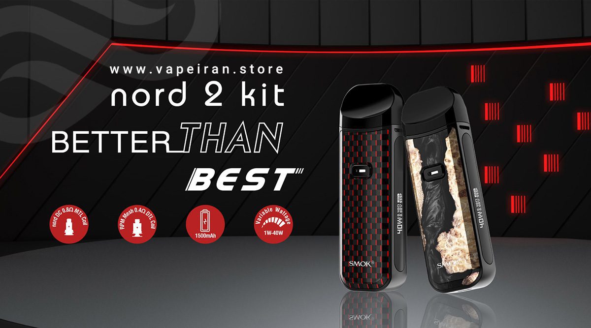 ویپ پاد اسموک نورد 2 Smok Nord2 Kit smok nord2 pod vape banner