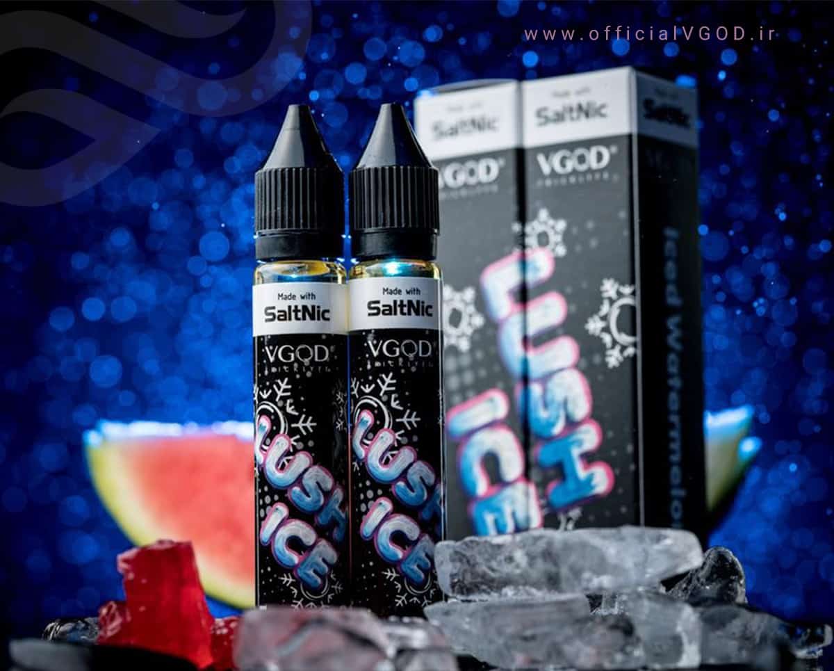 سالت نیکوتین هندوانه و یخ ویگاد VGOD SaltNic Lushice vgod saltnic lushice cover
