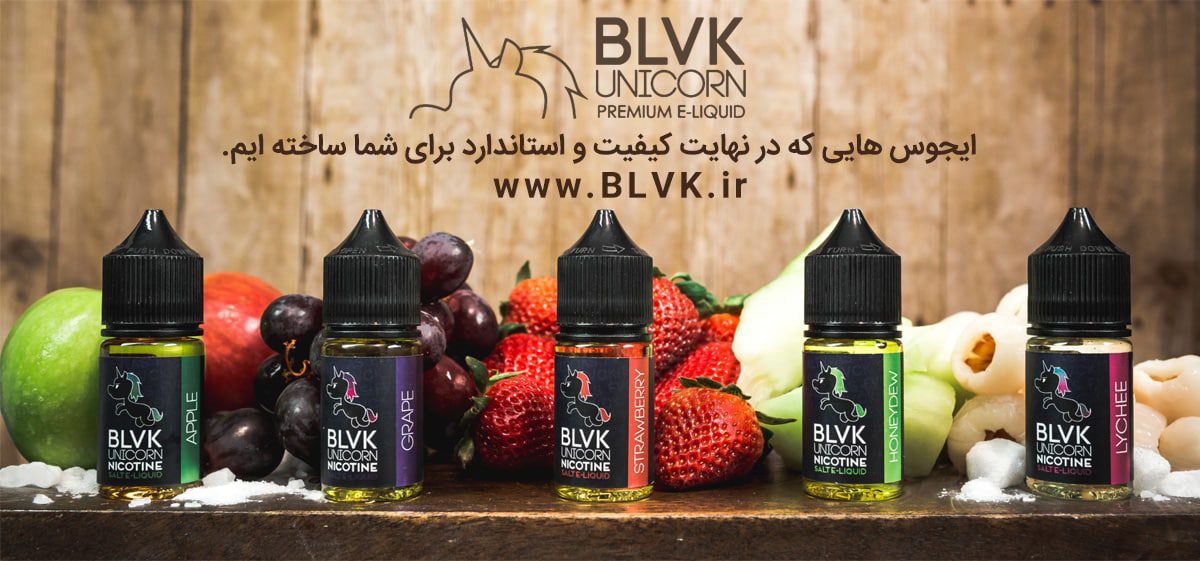 جویس سالت نعنایی BLVK Spearmint blvk salt ejuice banner