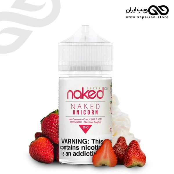 nkd100-unicorn-eliquid جویس توتفرنگی و خامه NKD100 Unicorn - Image 1