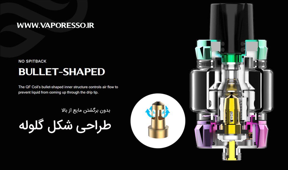 اتومایزر وپرسو Vaporesso SKRR-S Tank vaporesso skrr atomizer tank cover3