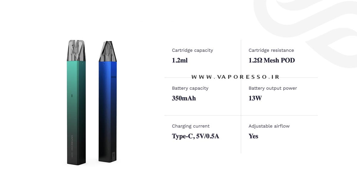 پادسیستم وپرسو بار Vaporesso Barr Vaporesso Barr content4 1