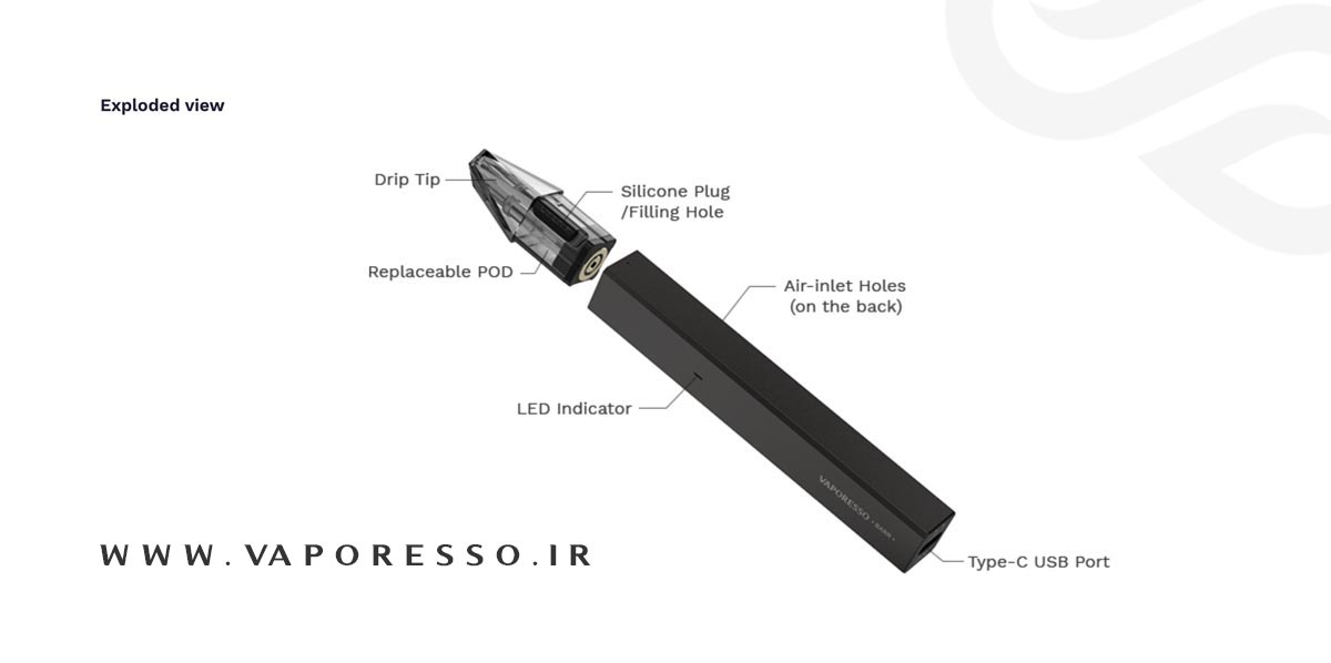 پادسیستم وپرسو بار Vaporesso Barr Vaporesso Barr content5
