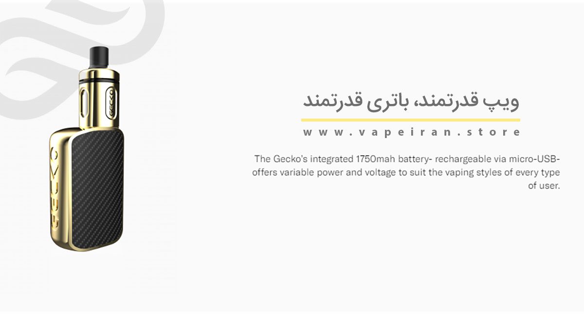 ویپ جکو باکس بلک گلد JWELL Gecko Box Black gold 24k Gecko 24K Content3