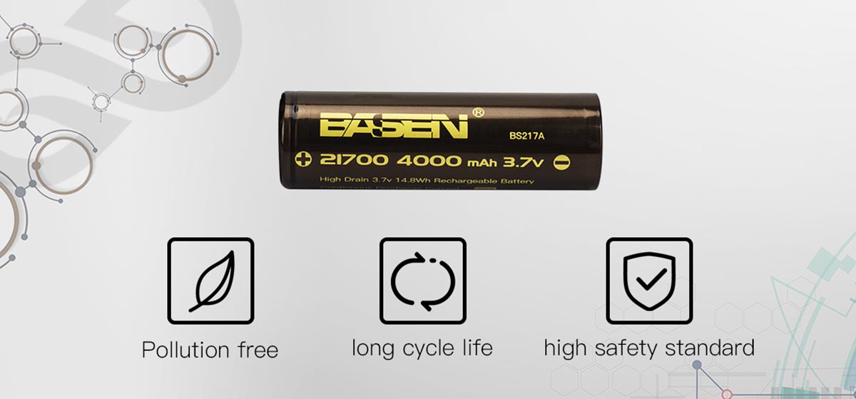 باتری ویپ بیسن 21700 | 4000 میلی آمپر basen21700 battery