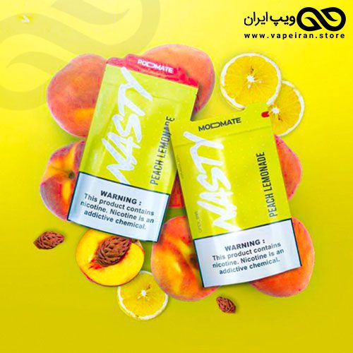Nasty-Peach-lemonade-Eliquid2 ایجوس نستی هلو و لیموناد