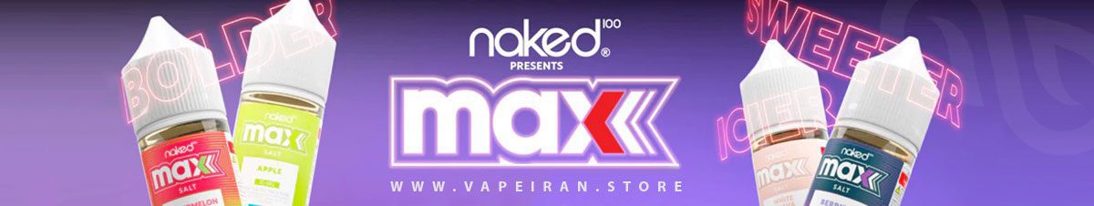 جویس سالت میوه گواوا و یخ Nkd100 MAX White Guava ice خرید ایجوس سالت نیکوتین برند نیکد
