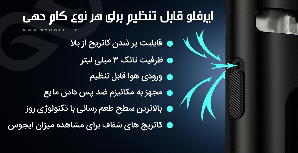 پاد کالیبرن ایکس یوول Uwell Caliburn X Uwell Caliburn X ویپ پادسیستم یوول کالیبرن ایکس