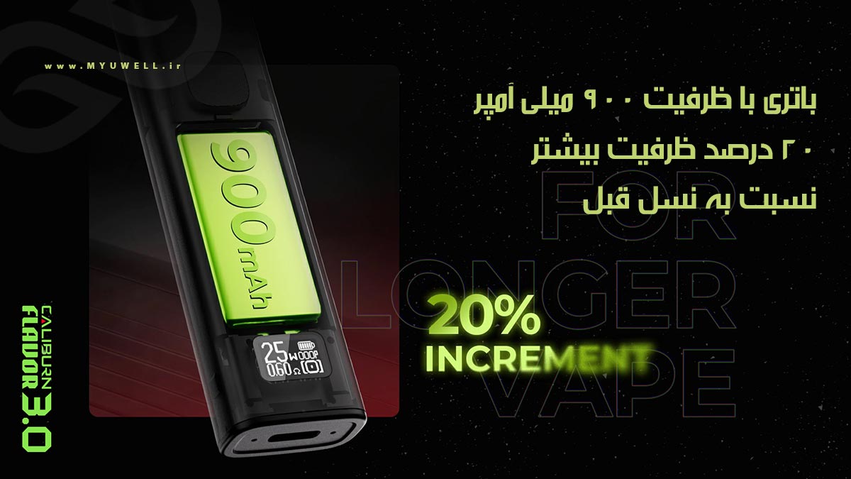 پاد سیستم کالیبرن جی 3 یوول UWell Caliburn G3 پاد UWell Caliburn G3
