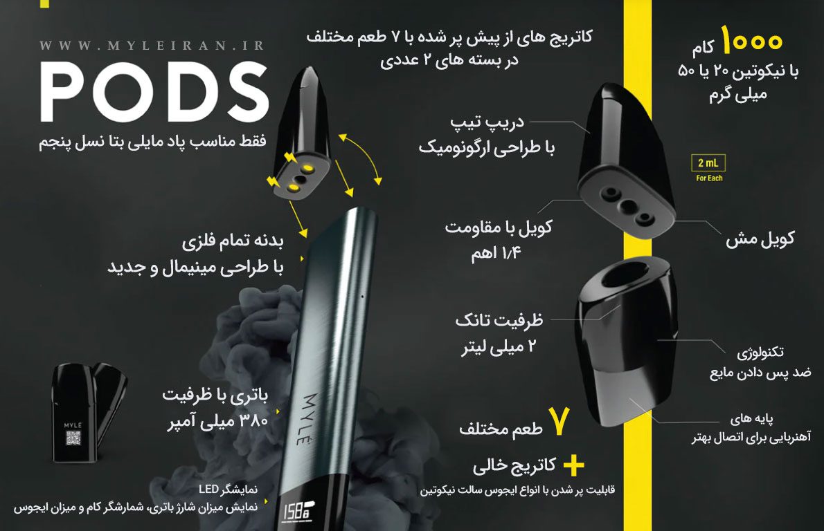 پاد مایلی متا MYLE Meta Pod پاد مایلی متا پاد