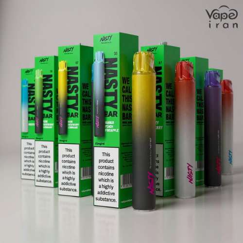 nasty 1200 puffs disposable vape پاد یکبار مصرف 1200 کامی نستی Nasty 1200 Puffs